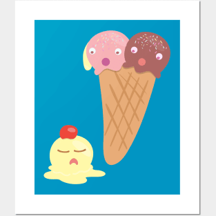 Ice Cream Splat Posters and Art